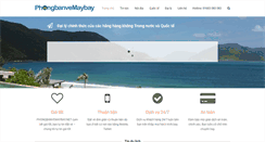 Desktop Screenshot of phongbanvemaybay.net